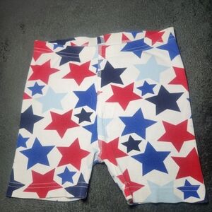 Hanna Andersson Star-Print Shorts  100% Organic Cotton Size 6/7 Kids